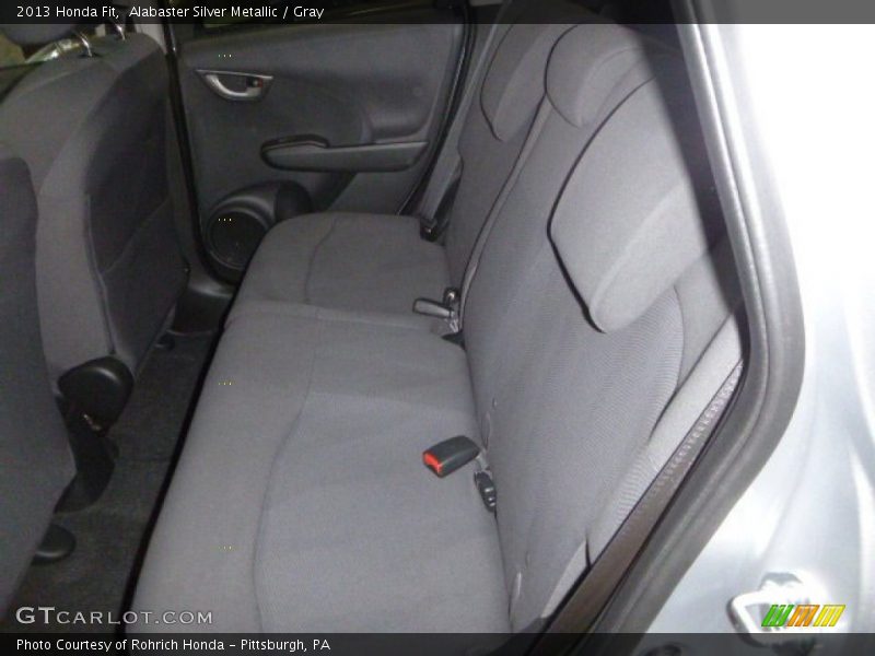 Alabaster Silver Metallic / Gray 2013 Honda Fit