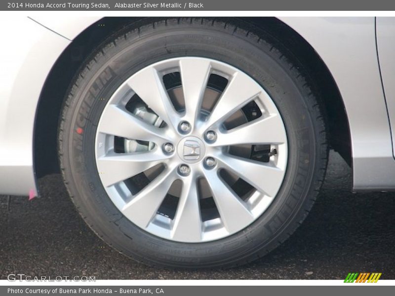Alabaster Silver Metallic / Black 2014 Honda Accord Touring Sedan