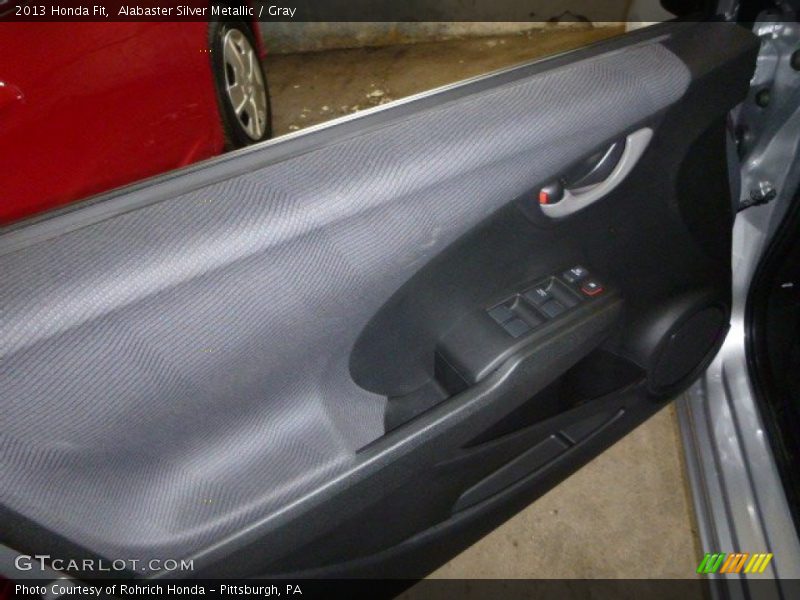 Alabaster Silver Metallic / Gray 2013 Honda Fit