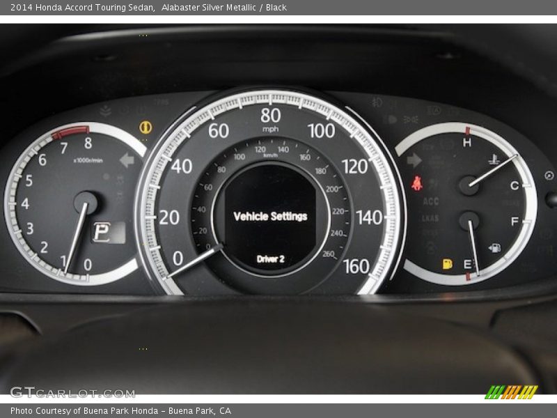 Alabaster Silver Metallic / Black 2014 Honda Accord Touring Sedan