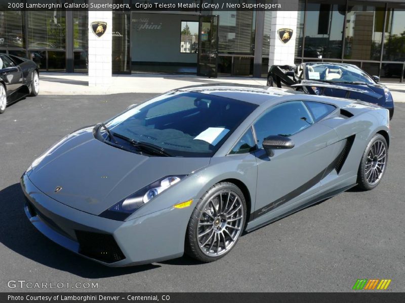 Grigio Telesto Metallic (Grey) / Nero Superleggera 2008 Lamborghini Gallardo Superleggera