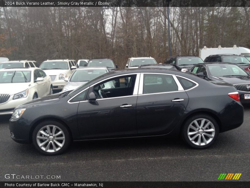 Smoky Gray Metallic / Ebony 2014 Buick Verano Leather