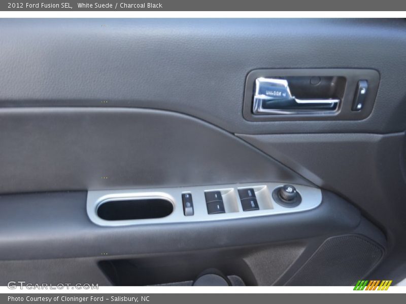 White Suede / Charcoal Black 2012 Ford Fusion SEL