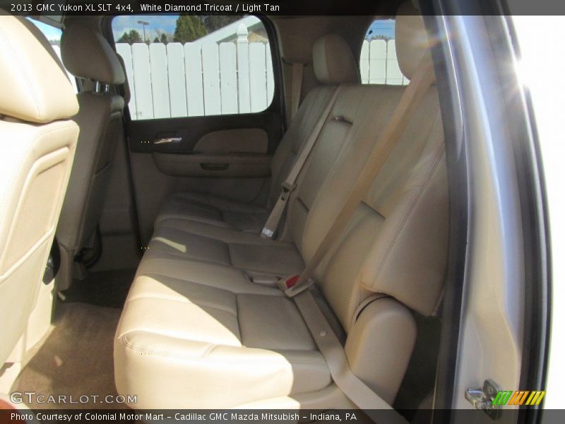 White Diamond Tricoat / Light Tan 2013 GMC Yukon XL SLT 4x4