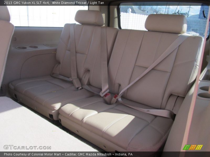 White Diamond Tricoat / Light Tan 2013 GMC Yukon XL SLT 4x4
