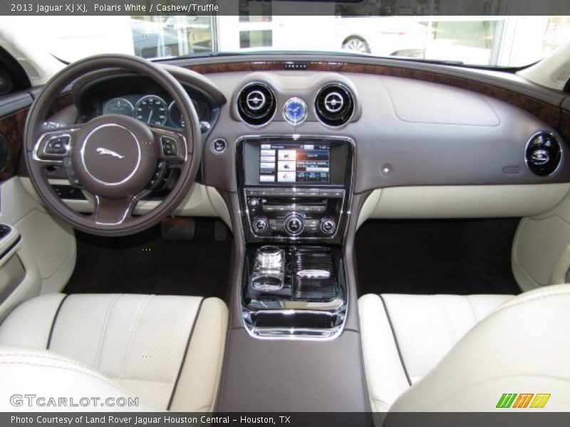 Polaris White / Cashew/Truffle 2013 Jaguar XJ XJ