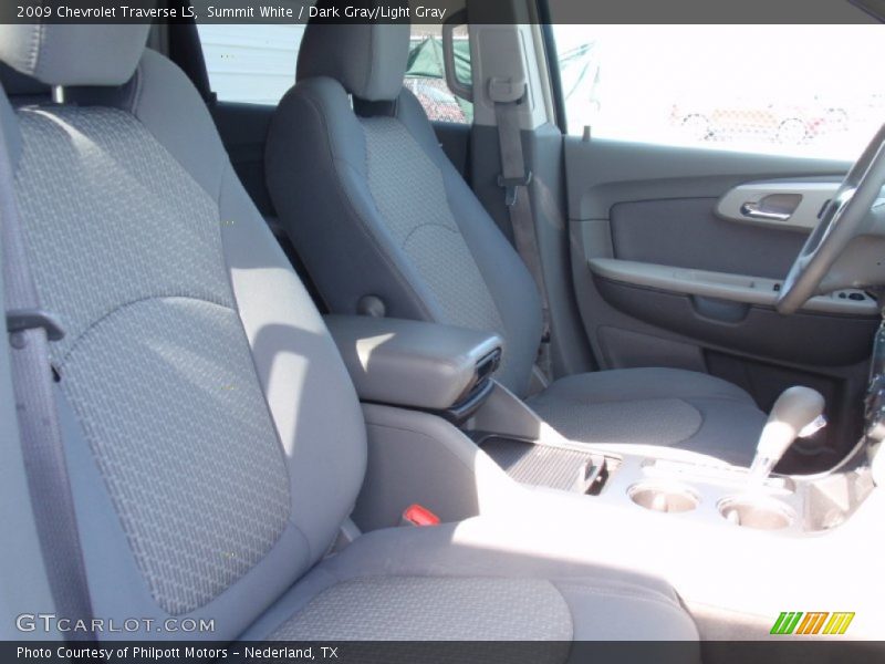 Summit White / Dark Gray/Light Gray 2009 Chevrolet Traverse LS