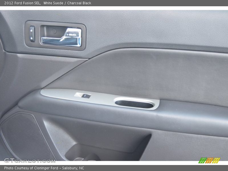 White Suede / Charcoal Black 2012 Ford Fusion SEL