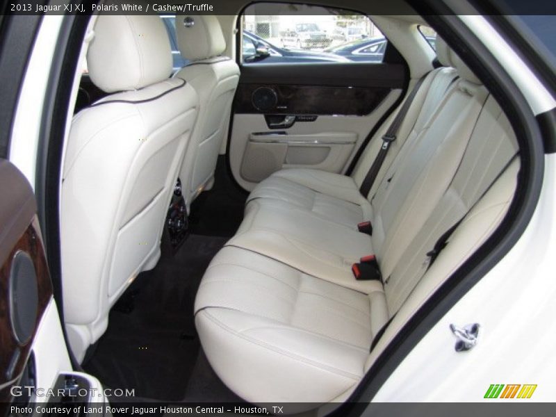 Polaris White / Cashew/Truffle 2013 Jaguar XJ XJ