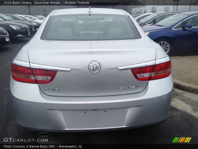 Quicksilver Metallic / Medium Titanium 2014 Buick Verano