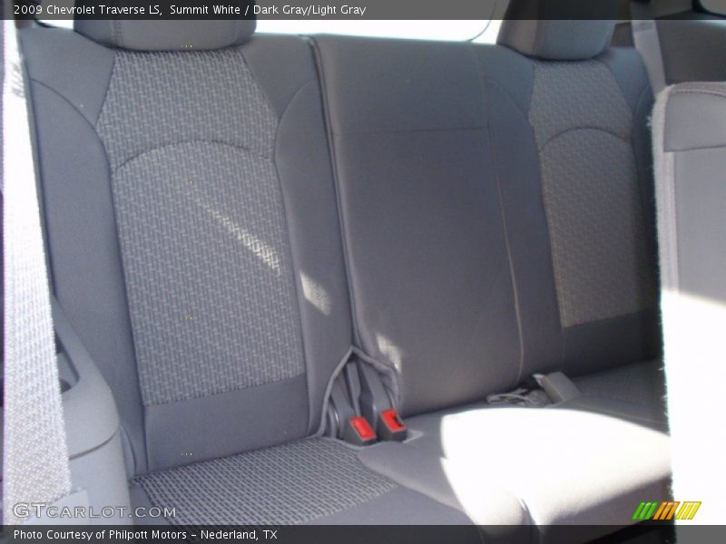 Summit White / Dark Gray/Light Gray 2009 Chevrolet Traverse LS