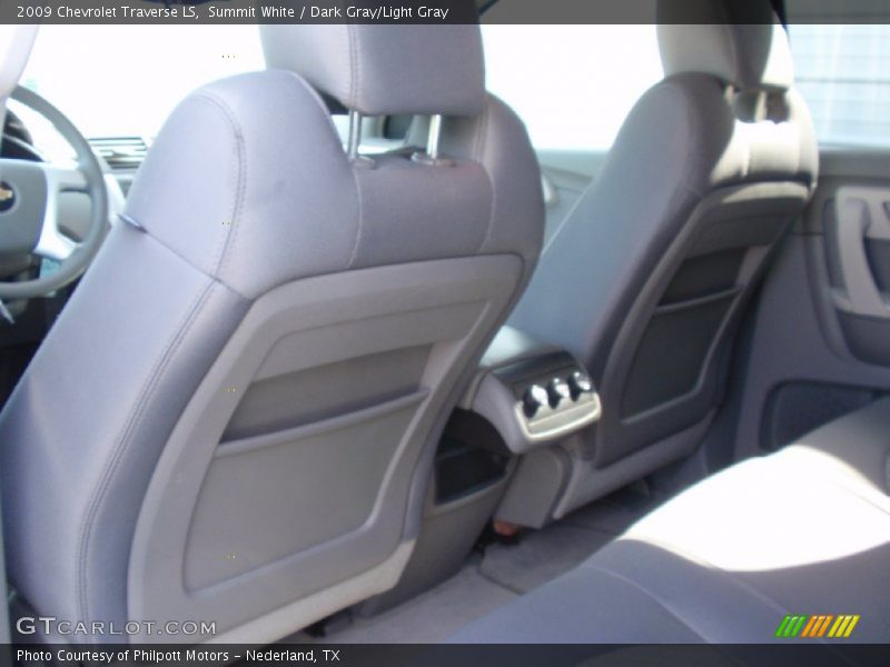 Summit White / Dark Gray/Light Gray 2009 Chevrolet Traverse LS