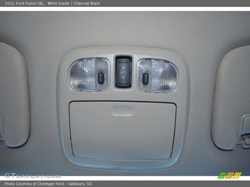 White Suede / Charcoal Black 2012 Ford Fusion SEL