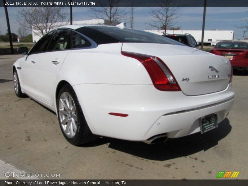 Polaris White / Cashew/Truffle 2013 Jaguar XJ XJ