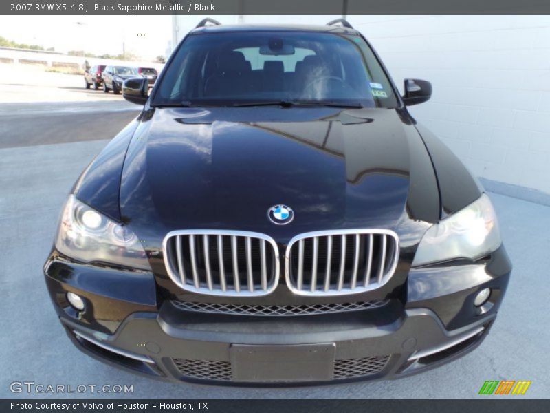 Black Sapphire Metallic / Black 2007 BMW X5 4.8i