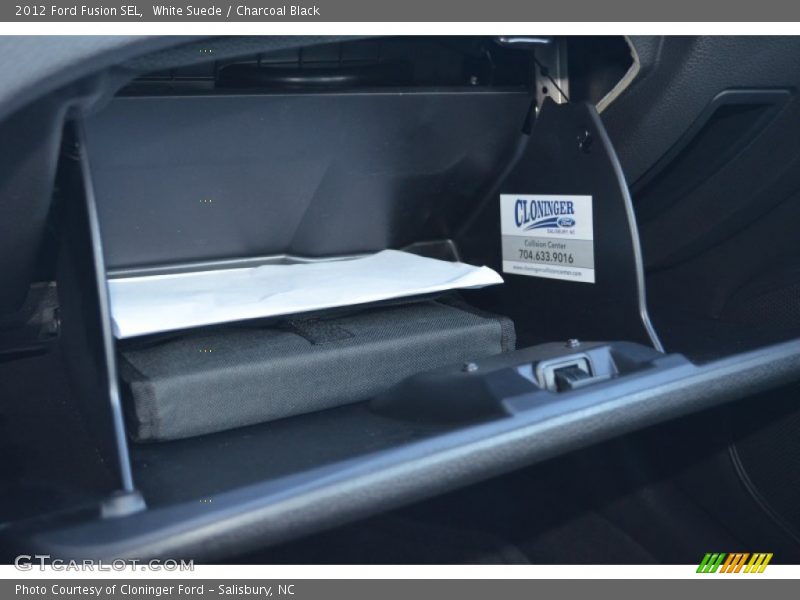 White Suede / Charcoal Black 2012 Ford Fusion SEL