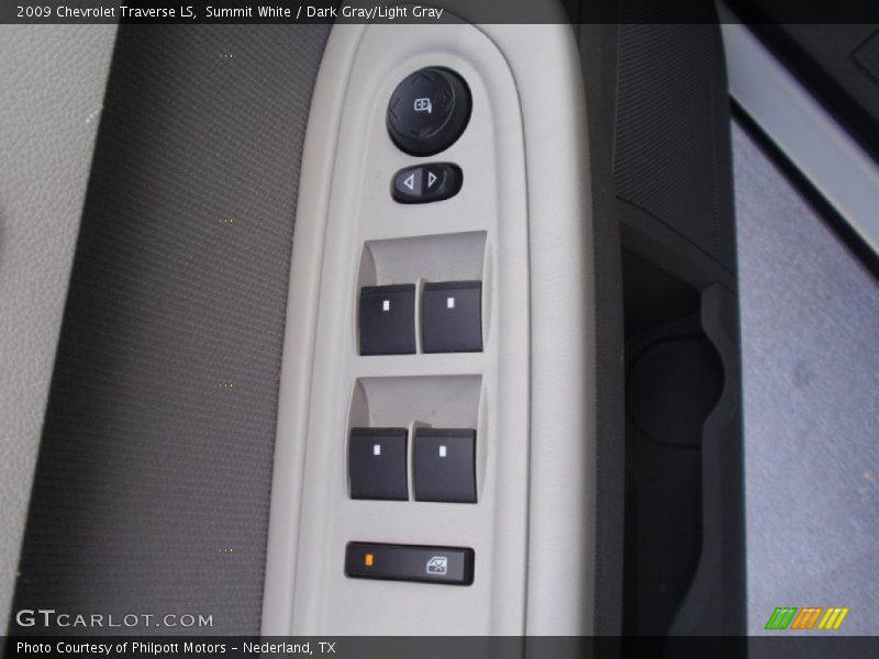 Summit White / Dark Gray/Light Gray 2009 Chevrolet Traverse LS