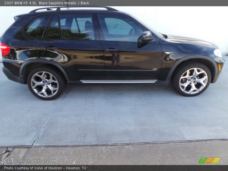 Black Sapphire Metallic / Black 2007 BMW X5 4.8i