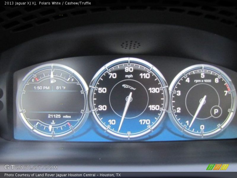 Polaris White / Cashew/Truffle 2013 Jaguar XJ XJ