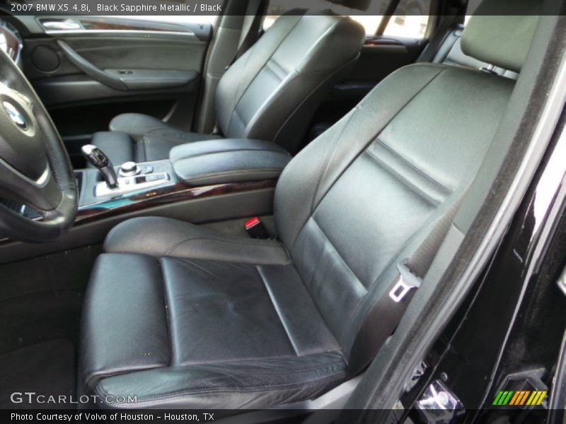 Black Sapphire Metallic / Black 2007 BMW X5 4.8i