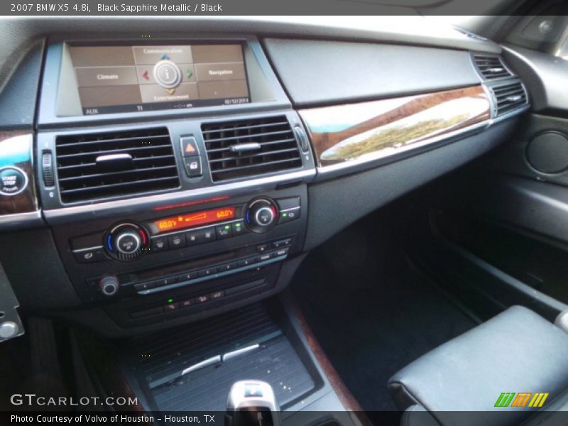 Black Sapphire Metallic / Black 2007 BMW X5 4.8i