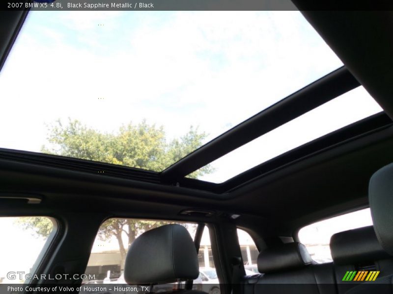 Black Sapphire Metallic / Black 2007 BMW X5 4.8i