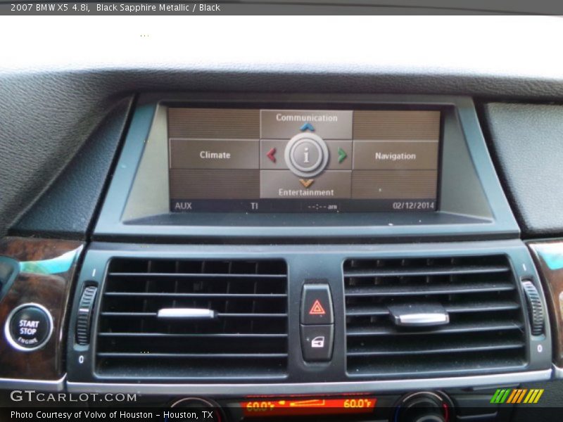 Black Sapphire Metallic / Black 2007 BMW X5 4.8i