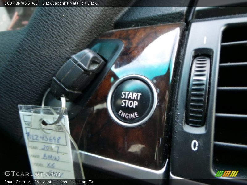 Black Sapphire Metallic / Black 2007 BMW X5 4.8i