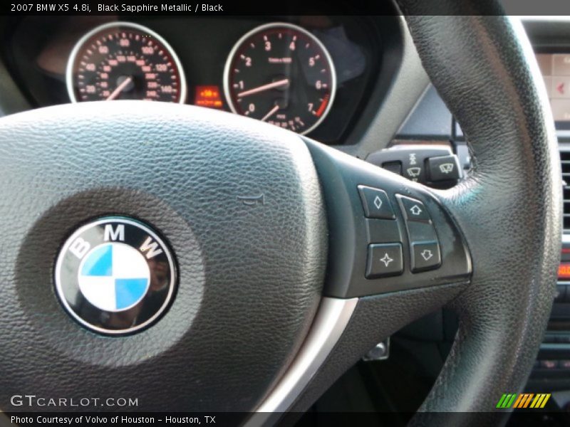 Black Sapphire Metallic / Black 2007 BMW X5 4.8i