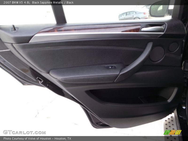 Black Sapphire Metallic / Black 2007 BMW X5 4.8i