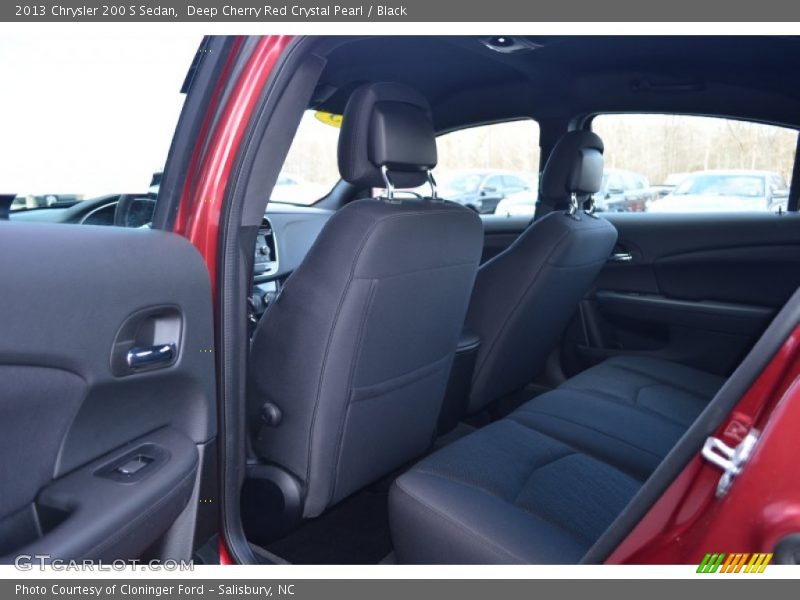 Deep Cherry Red Crystal Pearl / Black 2013 Chrysler 200 S Sedan