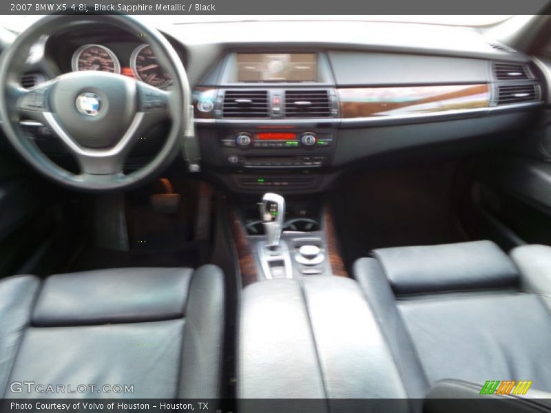 Black Sapphire Metallic / Black 2007 BMW X5 4.8i