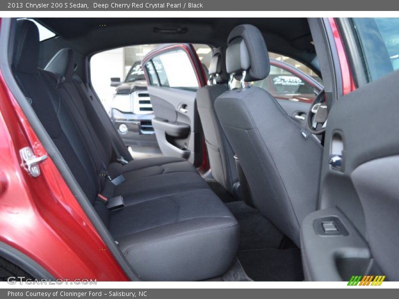 Deep Cherry Red Crystal Pearl / Black 2013 Chrysler 200 S Sedan