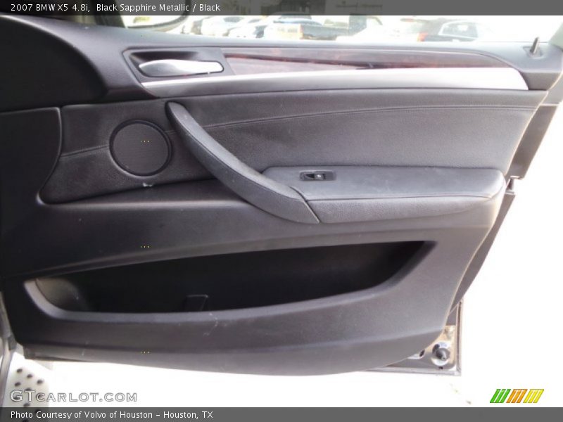 Black Sapphire Metallic / Black 2007 BMW X5 4.8i