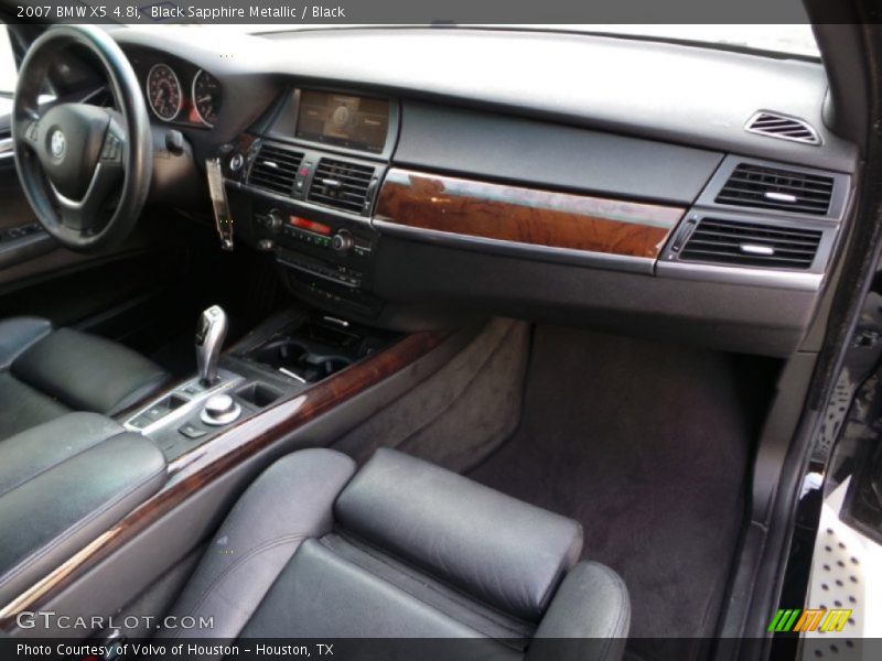 Black Sapphire Metallic / Black 2007 BMW X5 4.8i