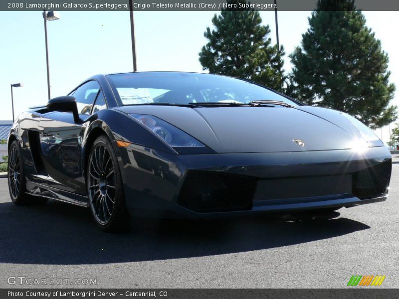 Grigio Telesto Metallic (Grey) / Nero Superleggera 2008 Lamborghini Gallardo Superleggera