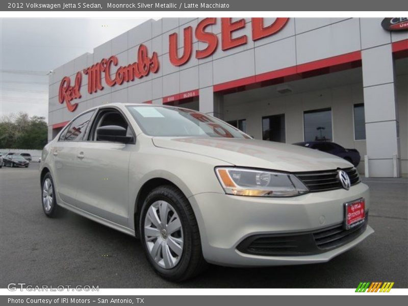 Moonrock Silver Metallic / Latte Macchiato 2012 Volkswagen Jetta S Sedan