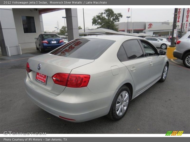 Moonrock Silver Metallic / Latte Macchiato 2012 Volkswagen Jetta S Sedan