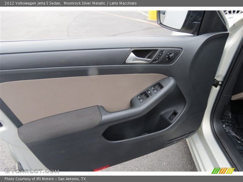 Moonrock Silver Metallic / Latte Macchiato 2012 Volkswagen Jetta S Sedan