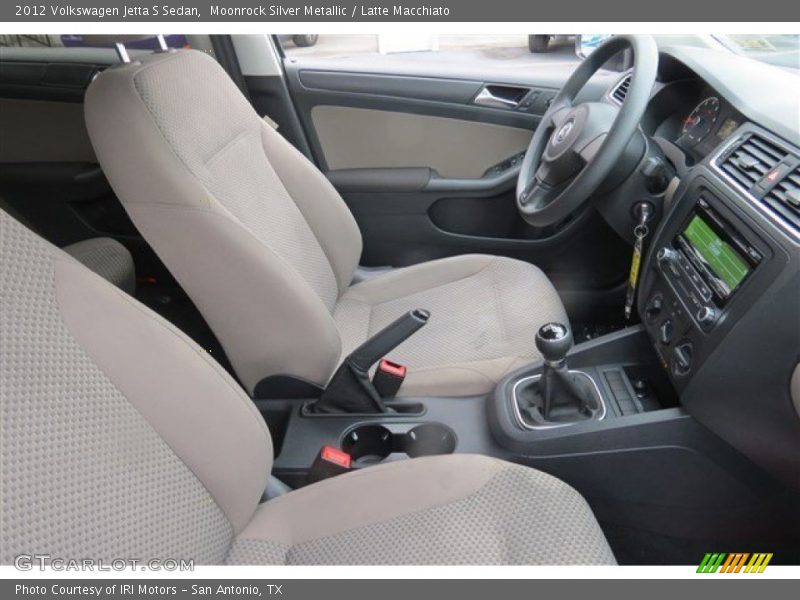 Moonrock Silver Metallic / Latte Macchiato 2012 Volkswagen Jetta S Sedan