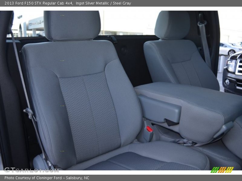 Ingot Silver Metallic / Steel Gray 2013 Ford F150 STX Regular Cab 4x4
