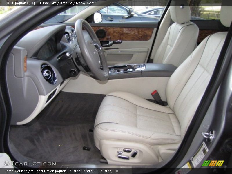 Lunar Grey Metallic / Ivory/Oyster 2011 Jaguar XJ XJL