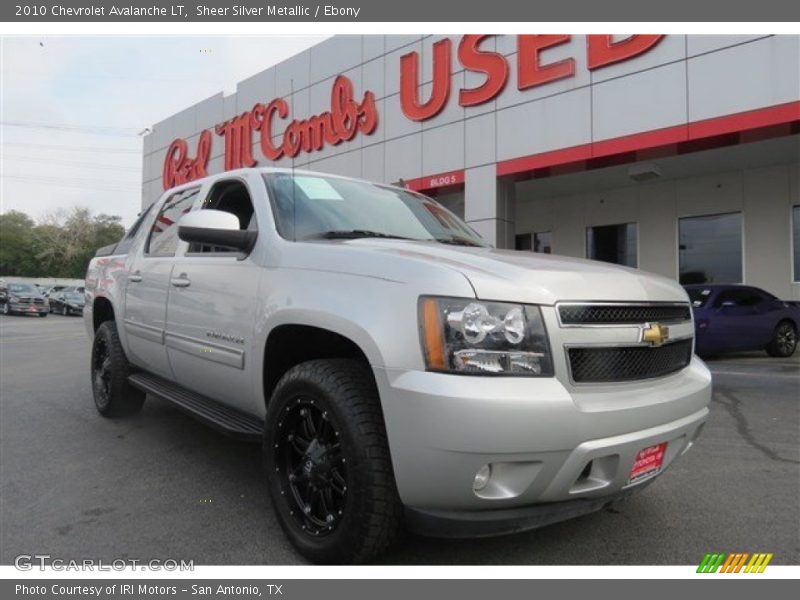 Sheer Silver Metallic / Ebony 2010 Chevrolet Avalanche LT