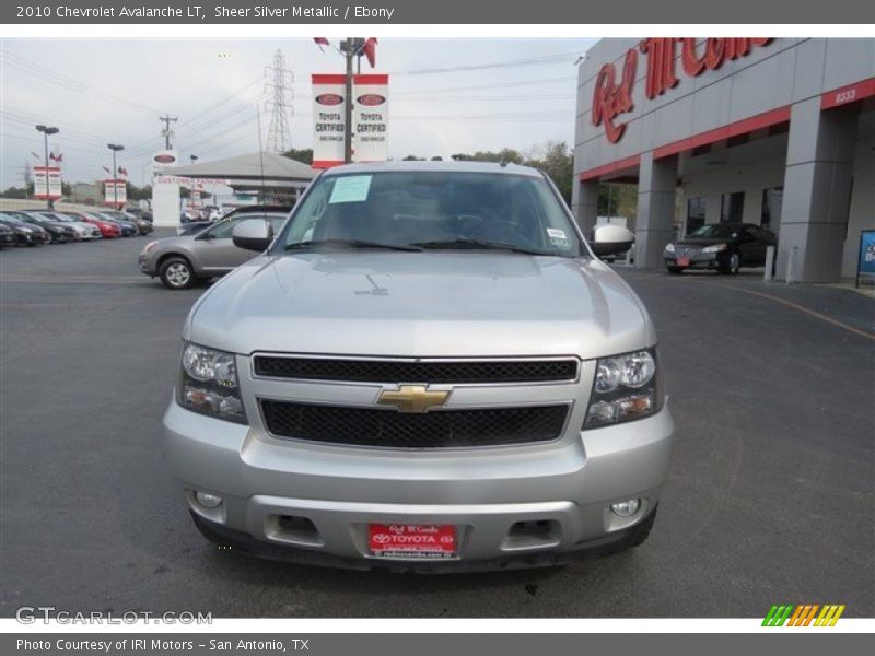 Sheer Silver Metallic / Ebony 2010 Chevrolet Avalanche LT