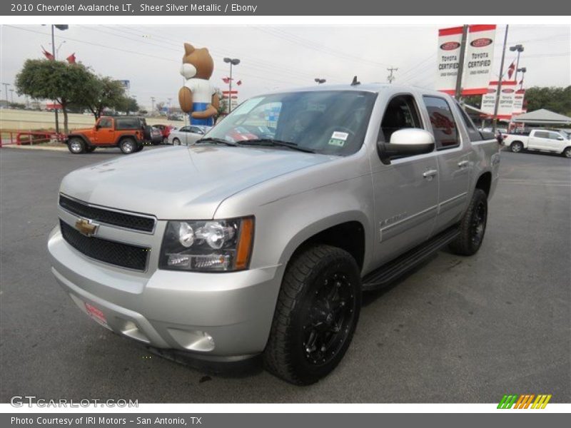 Sheer Silver Metallic / Ebony 2010 Chevrolet Avalanche LT