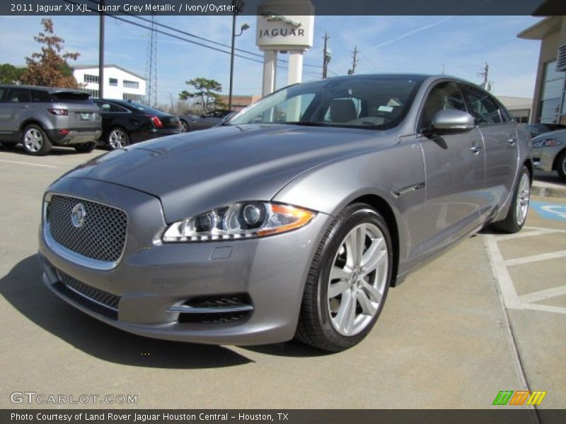 Lunar Grey Metallic / Ivory/Oyster 2011 Jaguar XJ XJL