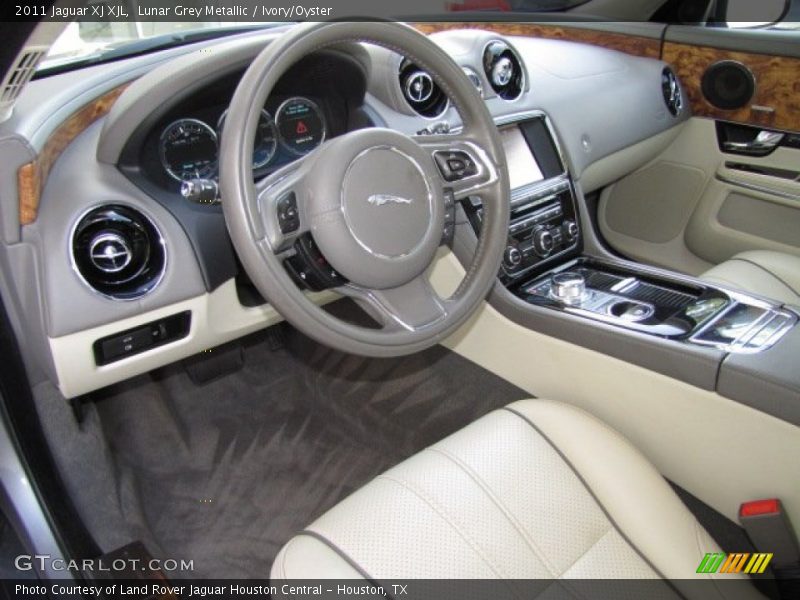Lunar Grey Metallic / Ivory/Oyster 2011 Jaguar XJ XJL