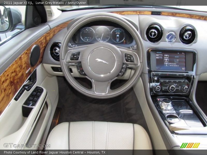 Lunar Grey Metallic / Ivory/Oyster 2011 Jaguar XJ XJL