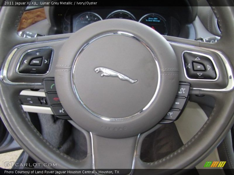 Lunar Grey Metallic / Ivory/Oyster 2011 Jaguar XJ XJL