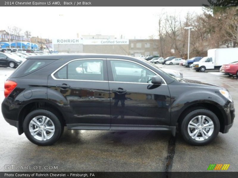 Black / Jet Black 2014 Chevrolet Equinox LS AWD